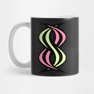 Smellville and Smellody ‘S’ Interlocking Logos Black Mug